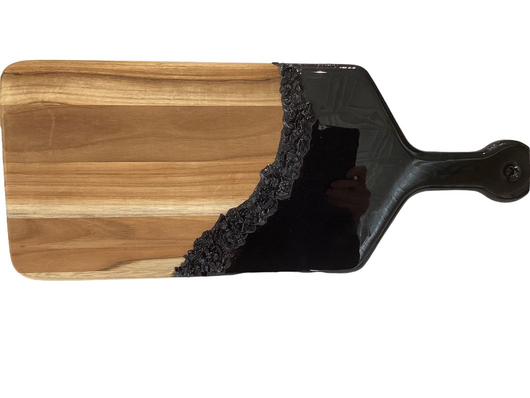 Charcuterie with Black Stone