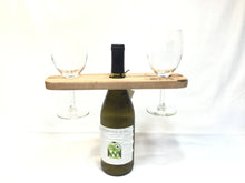 Ambrosia Maple Wine Bottle and Wine Glass Holder