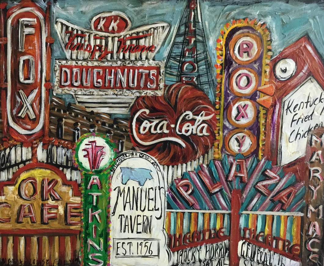 Atlanta Color 16”x 20” (w/ Atkins)