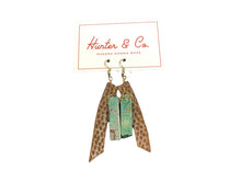 Leather and Bones earrings