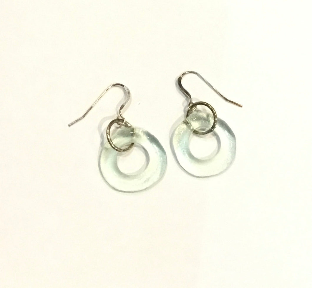 Coca-Cola small circle earrings