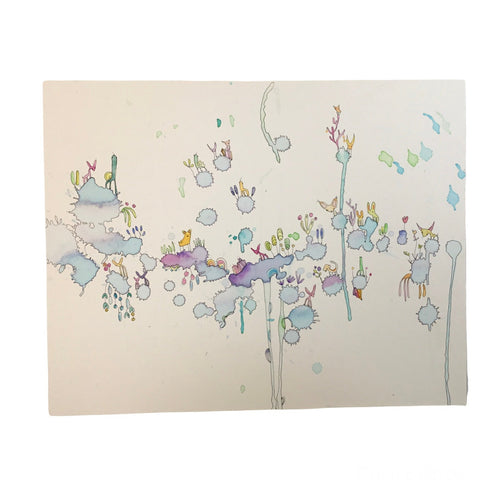 Blue Cosmo's Painting