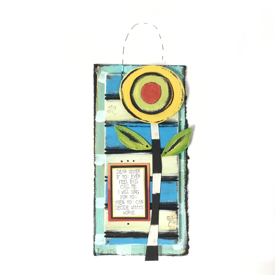 Hanging Plaque - Dear Sister