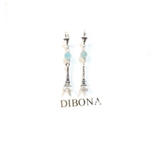 Silver Plated Eiffel Tower Earrings