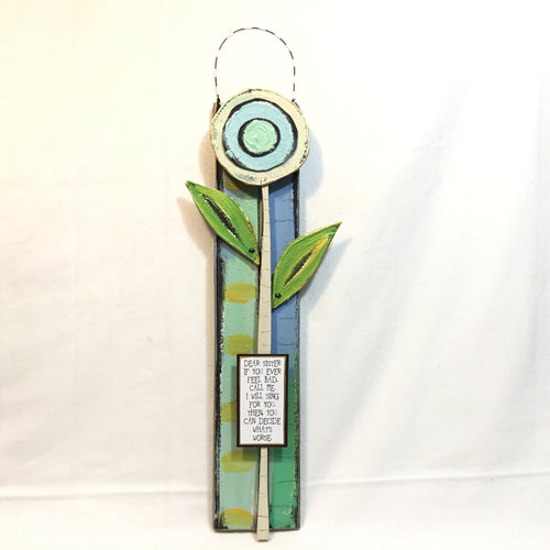 Flower Stake - Dear Sister