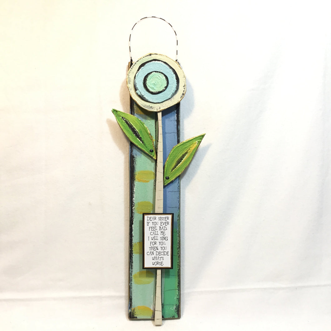 Flower Stake - Dear Sister