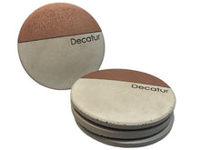 Concrete Coasters - Decatur - Rose Gold