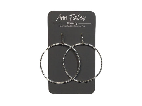 Earring - .925 KL Round Hoop