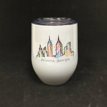 Stainless Steel Wine Tumbler - Atlanta Skyline