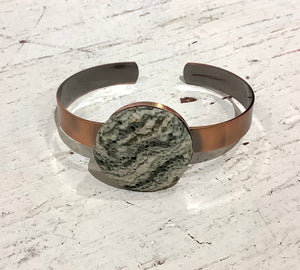 Lava Diffuser Bracelet - Slim Copper Metal