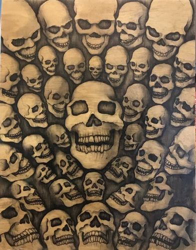 40 Skulls-B&W