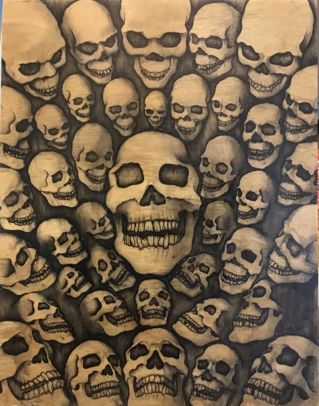 40 Skulls-B&W