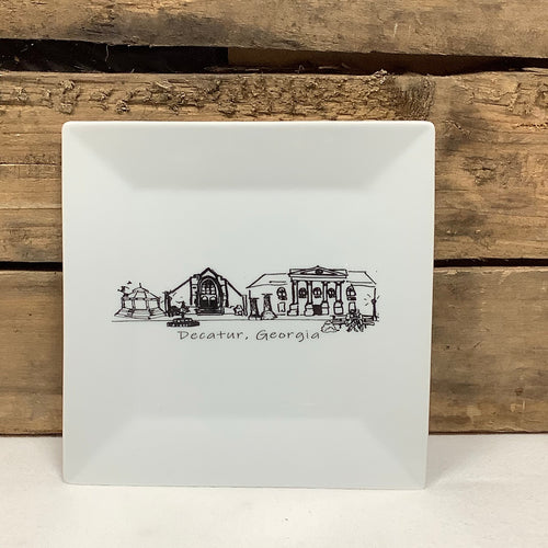 Decatur Small Square Plate