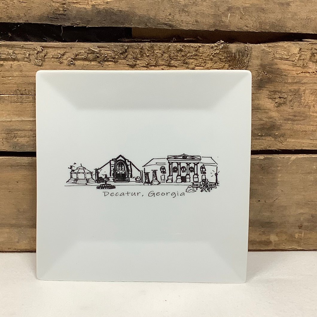 Decatur Small Square Plate