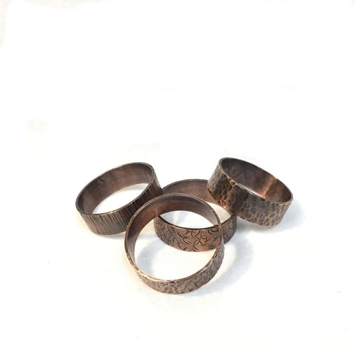 Napkin Rings (4) Solid Brass