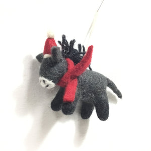 Christmas Felt Animal Ornaments