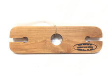 Cherry Wood Wine Bottle and Wine Glass Holder