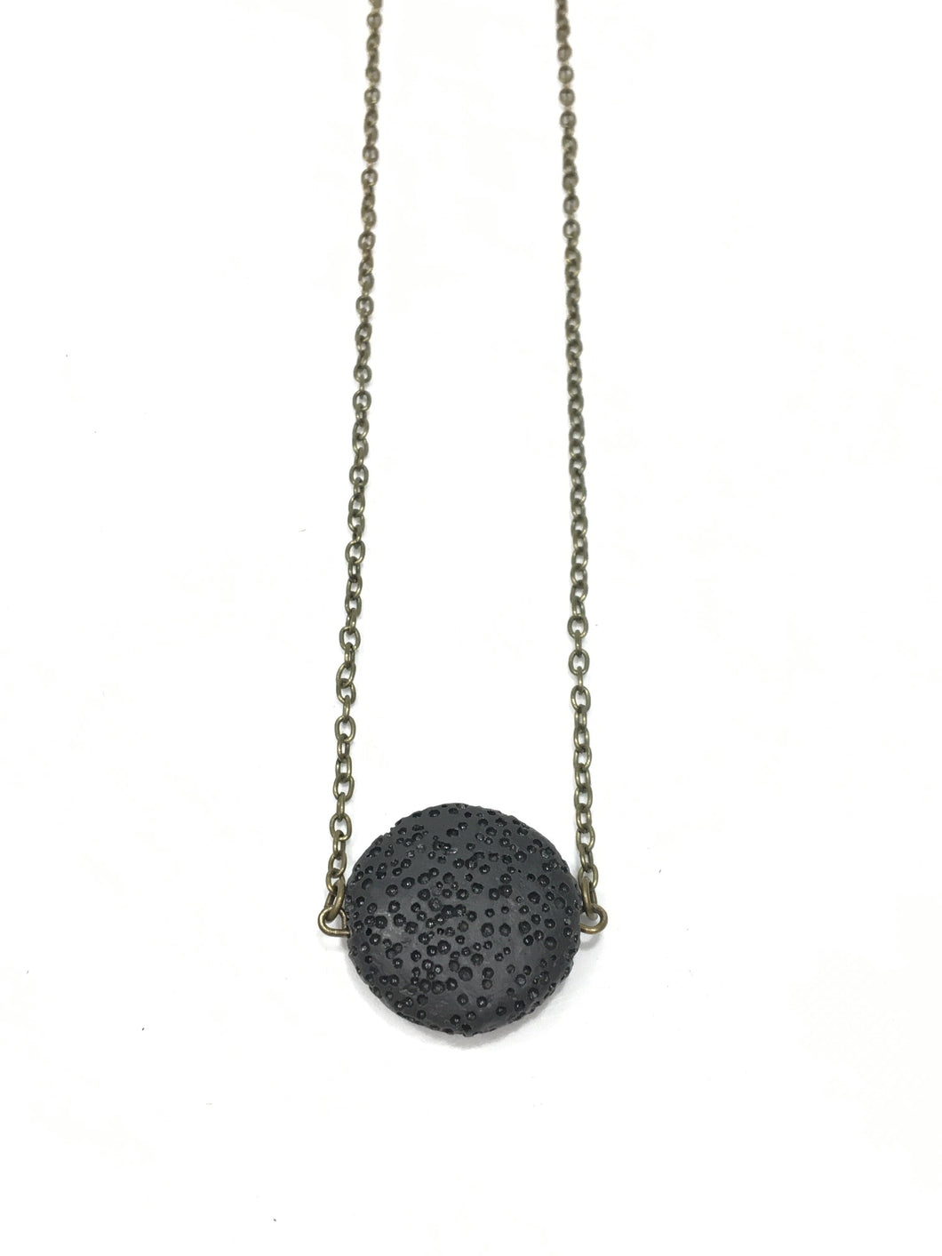 Lava Diffuser Necklace - Circle