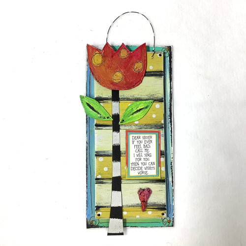 Hanging Plaque - Dear Sister