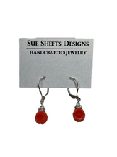 Single Bead Drop Earrings