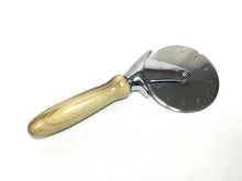 #045 - Pizza Cutter with Wood Handle