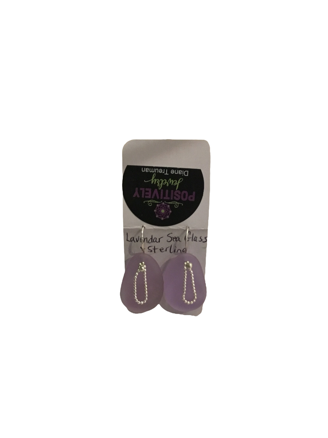 Lavender Teardrop Earrings