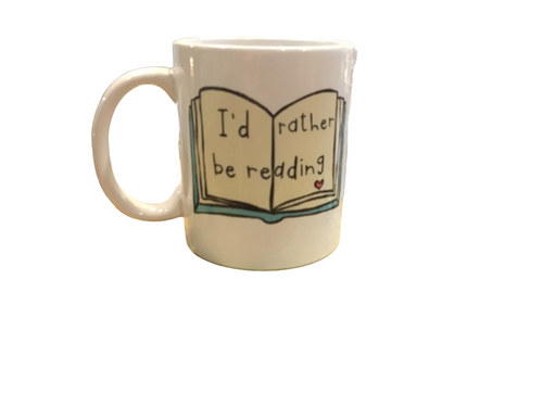 I'd Rather Be Reading mug