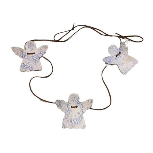 3 Angels Tethered by Leather