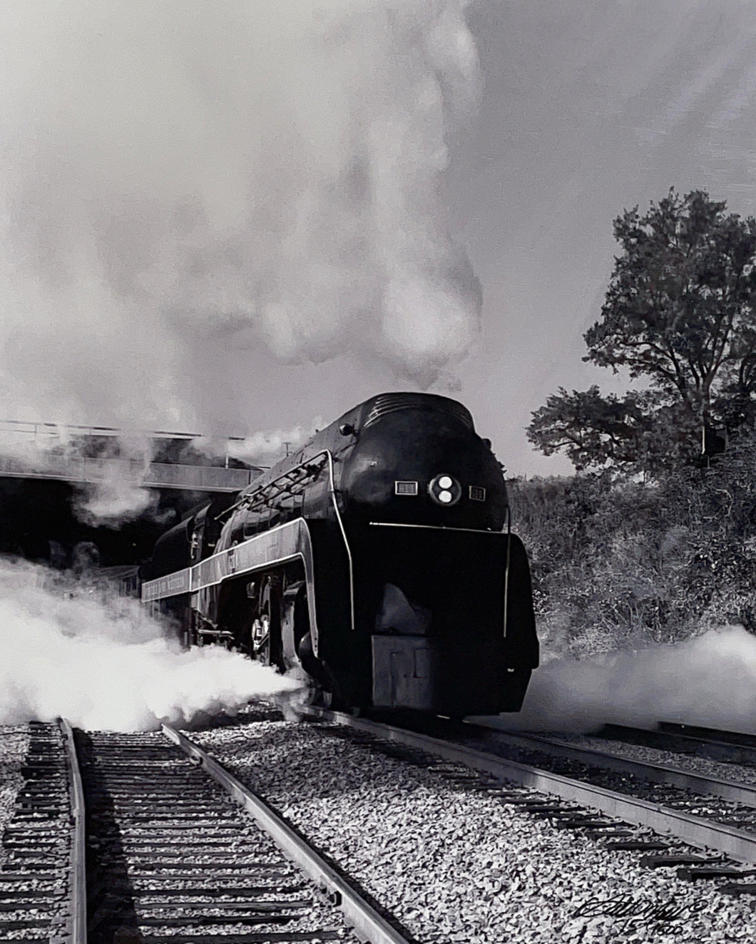 The 611 departing Brookwood Atlanta, GA