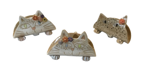 Floral Kitty TacoCat Holder