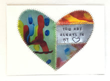 Inspirational Heart Collage Card