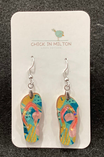 Mini Flip Flop Earrings