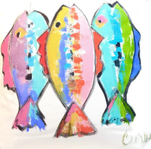 Fish Painted Pillows