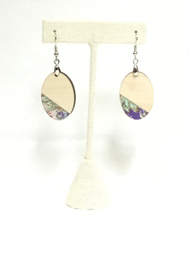 Funky Oval Earrings