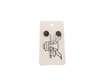 Pearl Fused Glass Studs