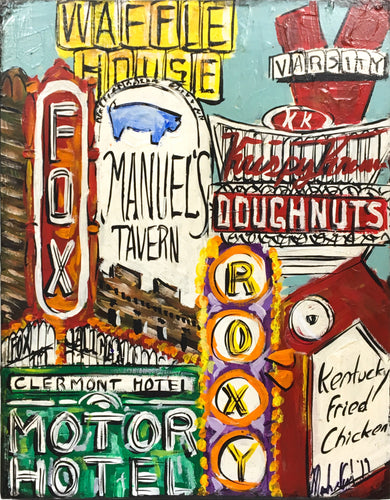 Atlanta Color 11” x 14” (with Waffle House)