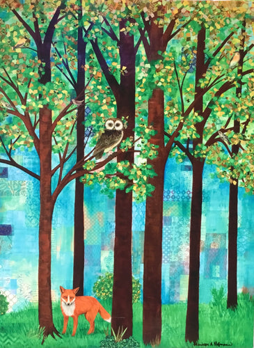 Fox, Owl and Friends Giclee