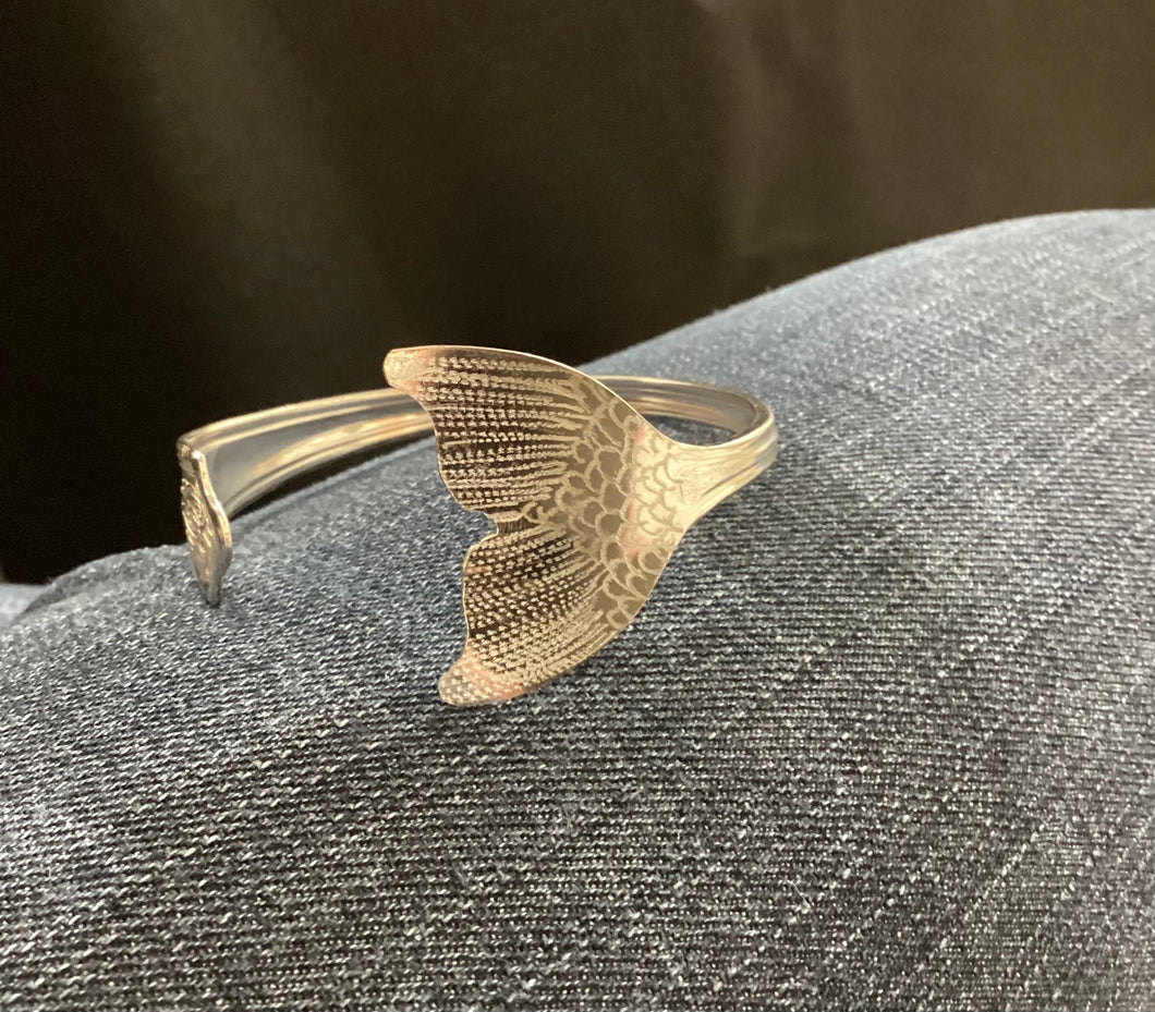 Silver Plate Mermaid Tail Bracelet