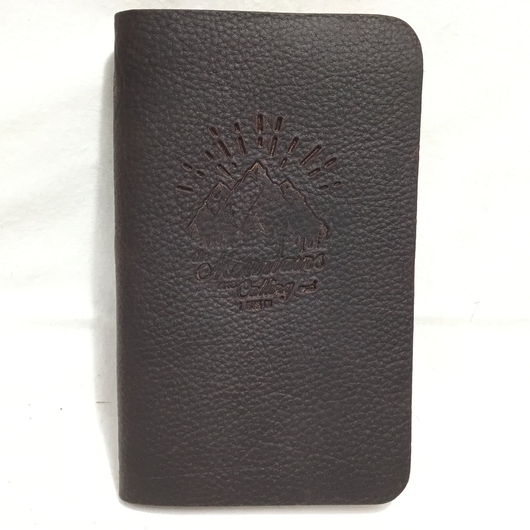 Mountains Calling Leather Journal (Small)