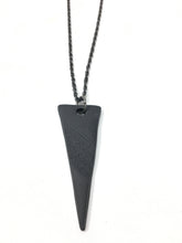 Clay Diffuser Necklace - Triangle with lace