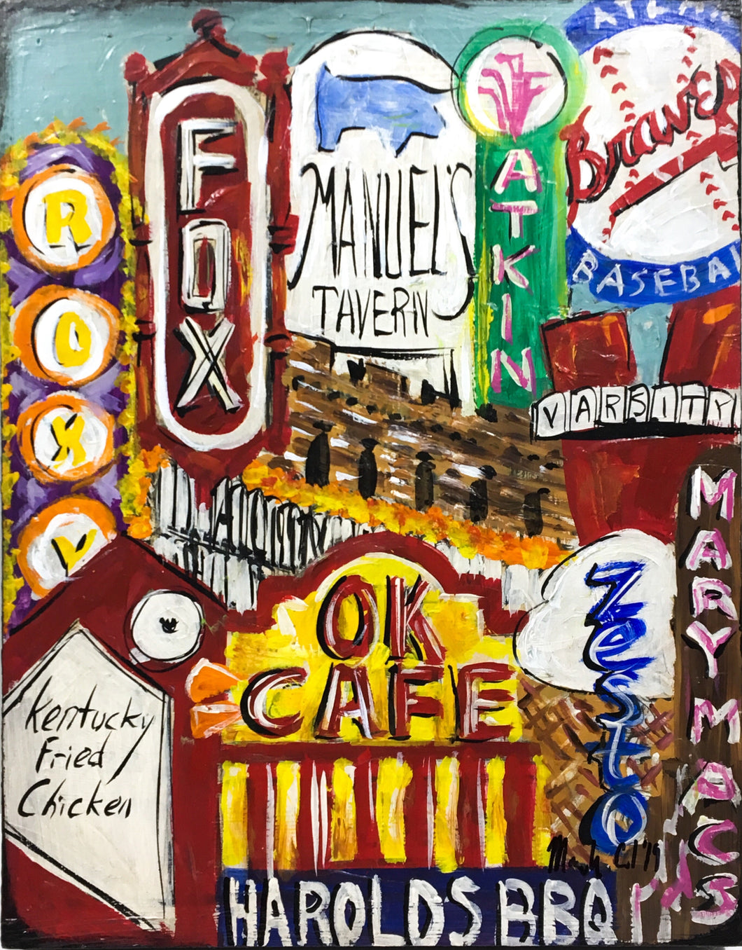 Atlanta Color 11” x 14” (with OK Cafe)