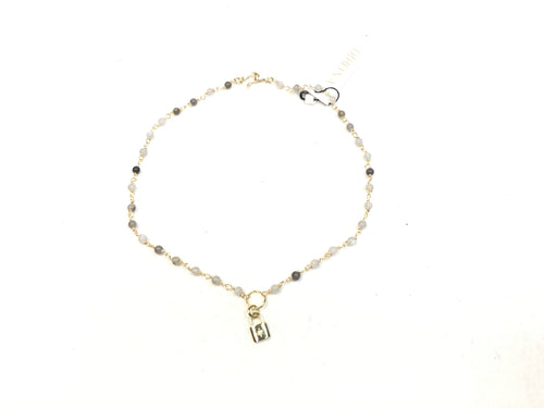 Gold Vermeil and Labadonite Choker