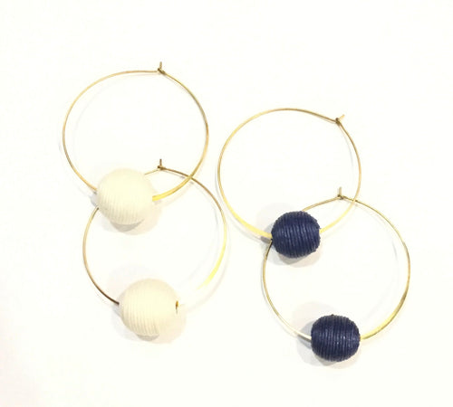 Cotton Wrapped Diffuser Earrings