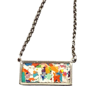 Small Rectangle Pendant--Horizontal