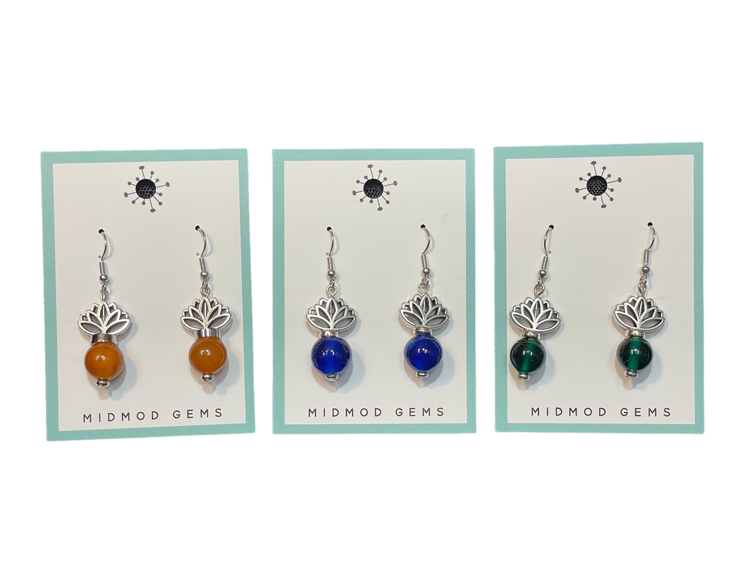 Lotus Earrings