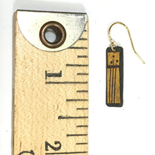 Kumboo Earrings - Oats on 2 Rectangles