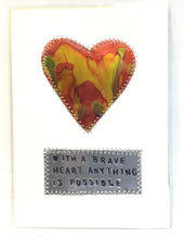 Inspirational Heart Collage Card