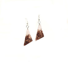 Medium Wood and Epoxy Earrings