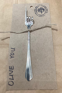 "Olive You" Serving Fork