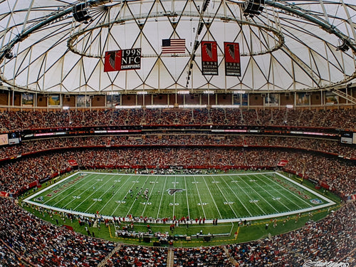 The Georgia Dome, Home of the Atlanta Falcons